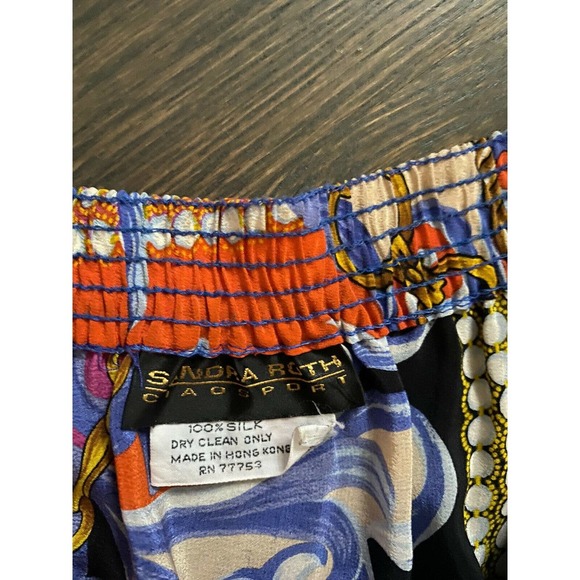 Sandra‎ Roth 100%Silk Long Skirt~ 8 M/L~ Vintage~Rare~Gorgeous~ - Picture 6 of 6